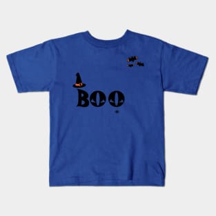 boo Funny Halloween Shirts For Women Kids Men Pumpkin Kids T-Shirt